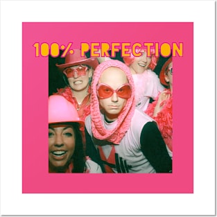 100% Perfection Posters and Art